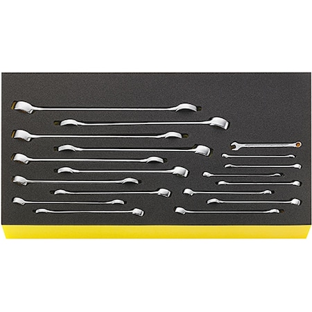 Stahlwille Tools Combination Wrenchs i.TCS inlay No.TCS WT 13/18 6-24MM -tray18-pcs. 96830121